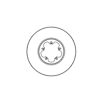 PPF DS5087 - Brake Disc (Front)