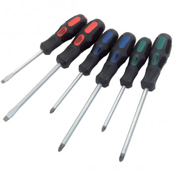 Draper Expert 40005 - 'Pound Thru' Screwdriver Set (6 Piece)