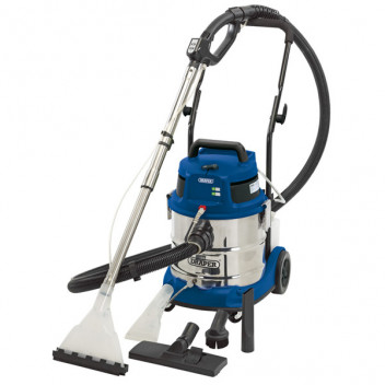 Draper 75442 - 20L 3 in 1 Wet and Dry Shampoo/Vacuum Cleaner (1500W)