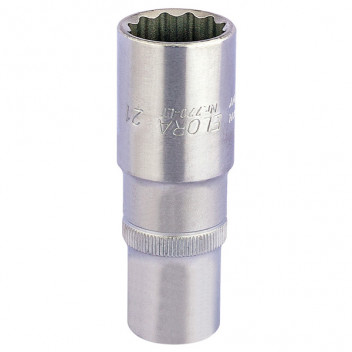 25135 - 21mm 1/2" Square Drive Elora Deep Bi-Hexagon Socket