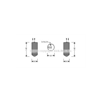 AVA SUD090 - Receiver Dryer