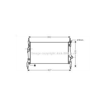 AVA FDA2405 - Radiator
