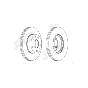 Jurid 563026JC-1 - Brake Disc (Front)
