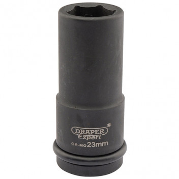 Draper Expert 05055 - Expert 23mm 3/4" Square Drive Hi-Torq&#174; 6 Point Deep Imp