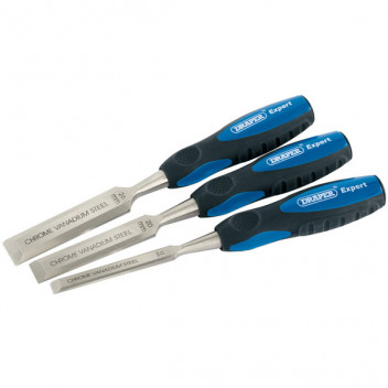 Draper 45865 - 150mm Chisels with Bevel Edges (3 piece)
