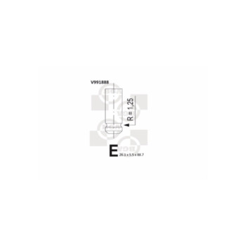 BGA Group V991888 - Exhaust Valve