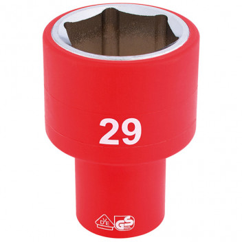 Draper Expert 31988 - 1/2" Sq. Dr. Fully Insulated VDE Socket (29mm)