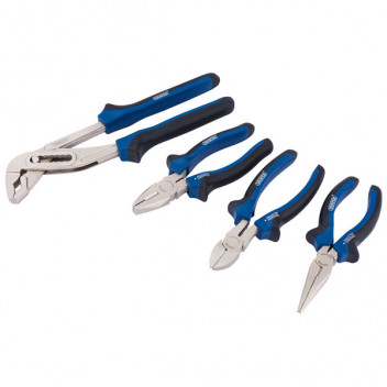 Draper 81147 - Soft Grip Pliers Set (4 piece)