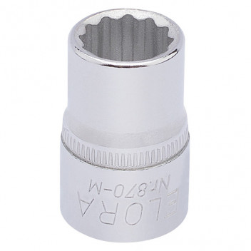 25870 - 11mm 3/8" Square Drive Elora Bi-Hexagon Socket