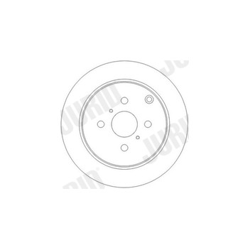 Jurid 562261J-1 - Brake Disc (Rear)