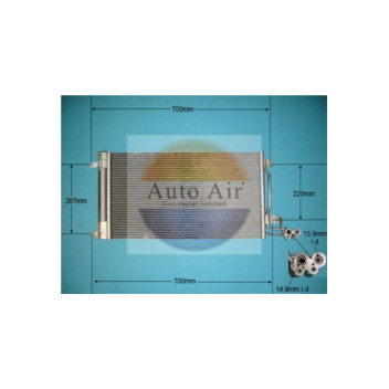 Auto Air 16-9007 - Condenser (A/C)