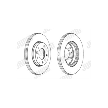 Jurid 562446JC-1 - Brake Disc (Front)