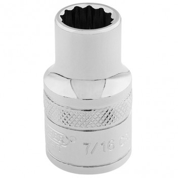 Draper Expert 49018 - 3/8" Square Drive Hi-Torq® 12 Point Socket (7/16")