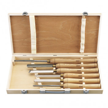 Draper 58697 - HSS Woodturning Chisel Set (6 Piece)