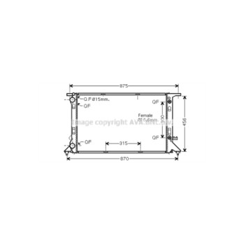 AVA AIA2293 - Radiator