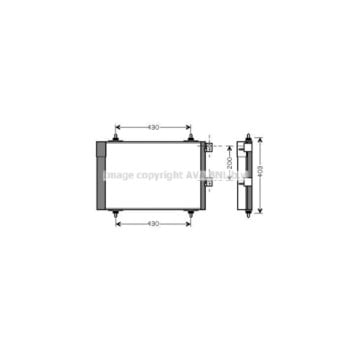 AVA CN5241D - Condenser (A/C)
