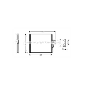 AVA BW5213 - Condenser (A/C)