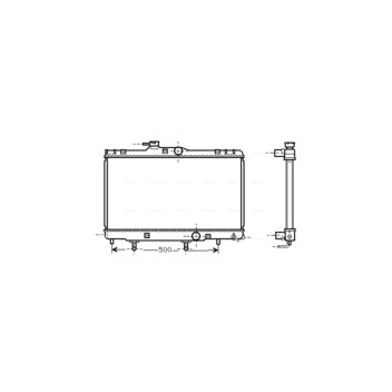AVA TO2156 - Radiator