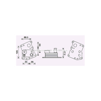 AVA MS3701 - Oil Cooler