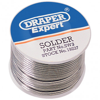 Draper 19227 - 250G Reel of 1.2mm K60/40 Tin / Lead Solder Wire