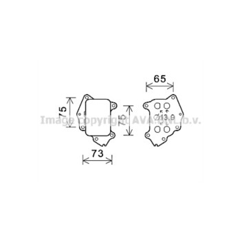 AVA CN3309 - Oil Cooler