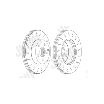 Jurid 562619JC-1 - Brake Disc (Front)