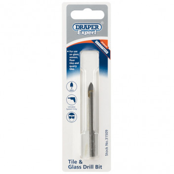 Draper 31509 - Tile and Glass Drill Bit (7mm)