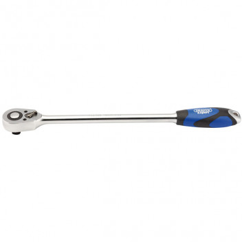 Draper Expert 26591 - 1/2" Sq. Dr. 48 Tooth Extra Long Reversible Quick Release Soft Grip Ratchet