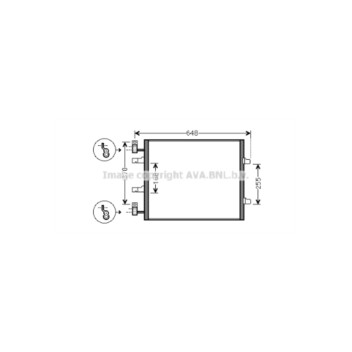 AVA RTA5459 - Condenser (A/C)