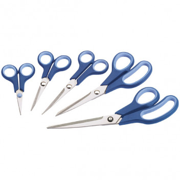 Draper 75552 - Soft Grip Household Scissor Set (5 Piece)