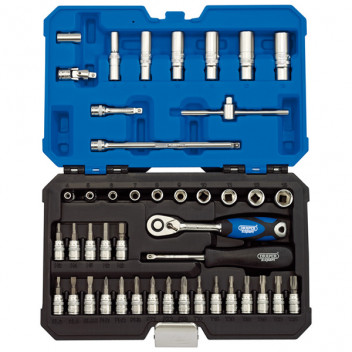Draper Expert 16446 - 1/4" Sq. Dr. Metric Socket Set (44 Piece)