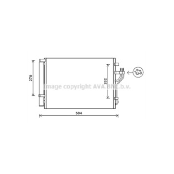 AVA HY5280D - Condenser (A/C)