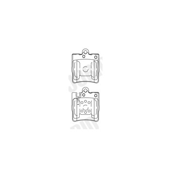 Jurid 571988J - Brake Pad Set (Rear)