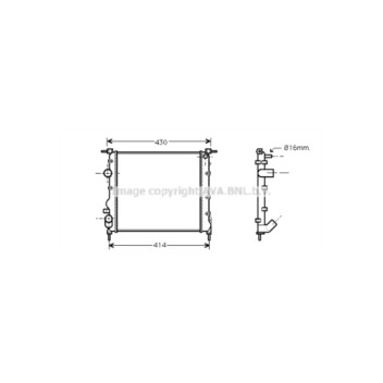 AVA RTA2261 - Radiator