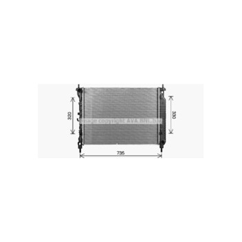 AVA CT2083 - Radiator