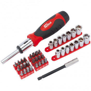 68835 - Ratcheting Screwdriver Socket and Bit Set (40 piece)