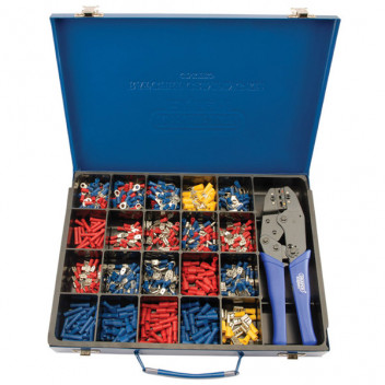 Draper Expert 56383 - Expert Ratchet Crimping Tool and Terminal Kit