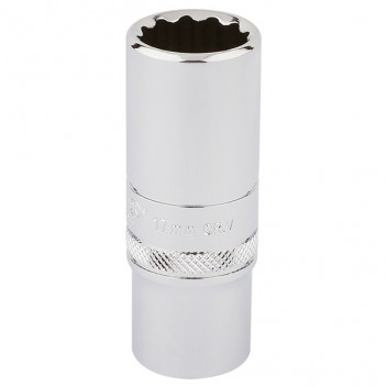 Draper Expert 33013 - 3/8" Square Drive Hi-Torq&#174; 12 Point Deep Socket (17mm)