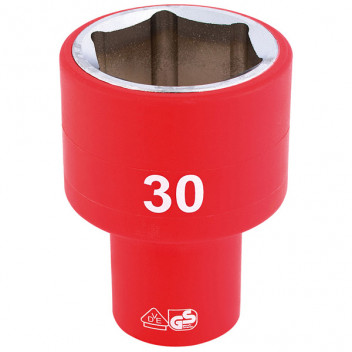Draper Expert 32000 - 1/2" Sq. Dr. Fully Insulated VDE Socket (30mm)