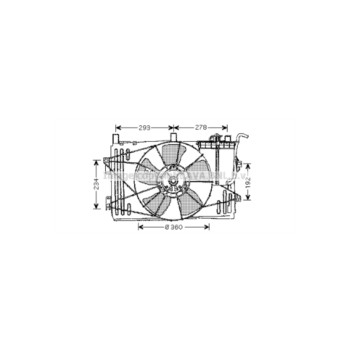 AVA TO7508 - Cooling Fan