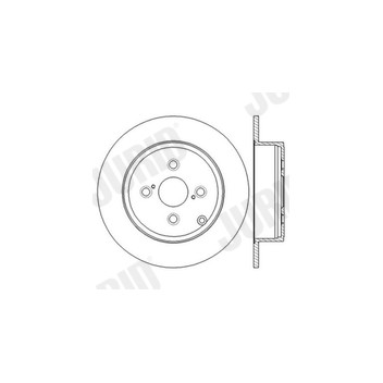 Jurid 562600JC-1 - Brake Disc (Rear)