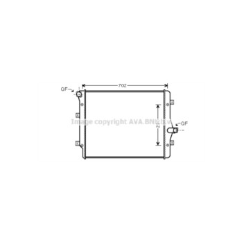AVA VN2208 - Radiator