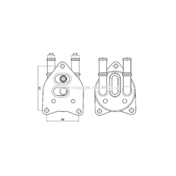 AVA PE3432 - Oil Cooler