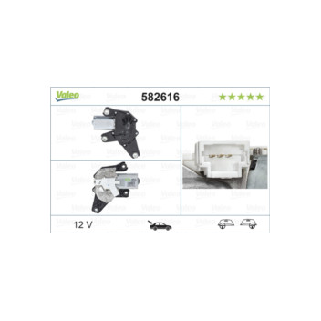 Valeo 582616 - Wiper Motor (Rear)