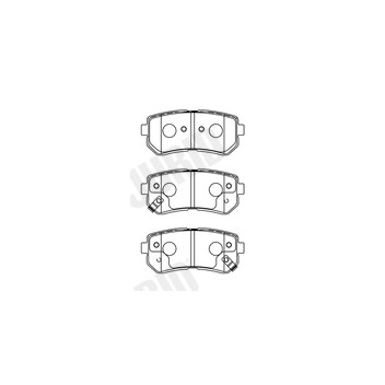Jurid 572604J - Brake Pad Set (Rear)
