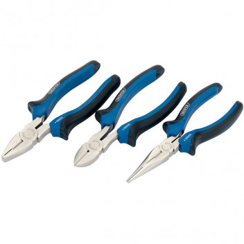 Draper 45864 - Soft Grip Pliers Set (3 piece)