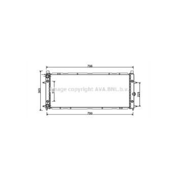AVA VN2094 - Radiator