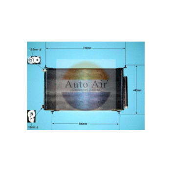 Auto Air 16-1042A - Condenser (A/C)