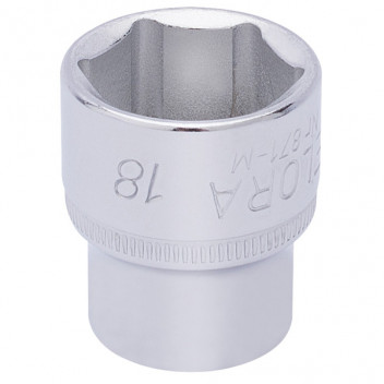 15235 - 18mm 3/8" Square Drive Elora Hexagon Socket