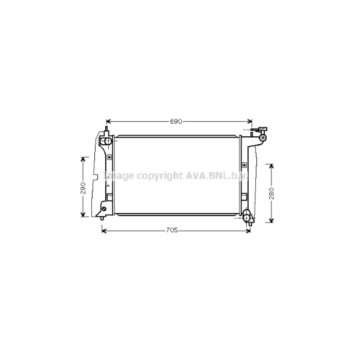 AVA TOA2289 - Radiator
